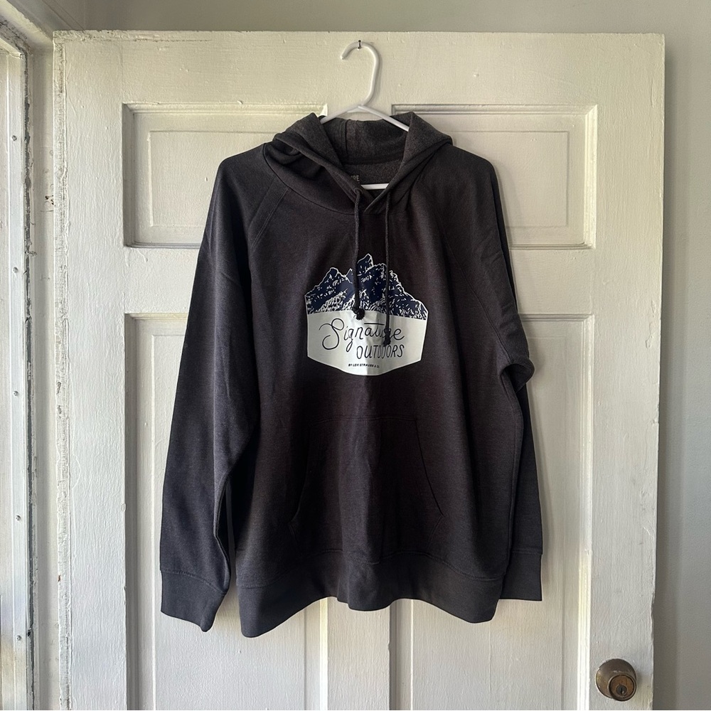 Signature by Levi Strauss Charcoal Grey Hoodie